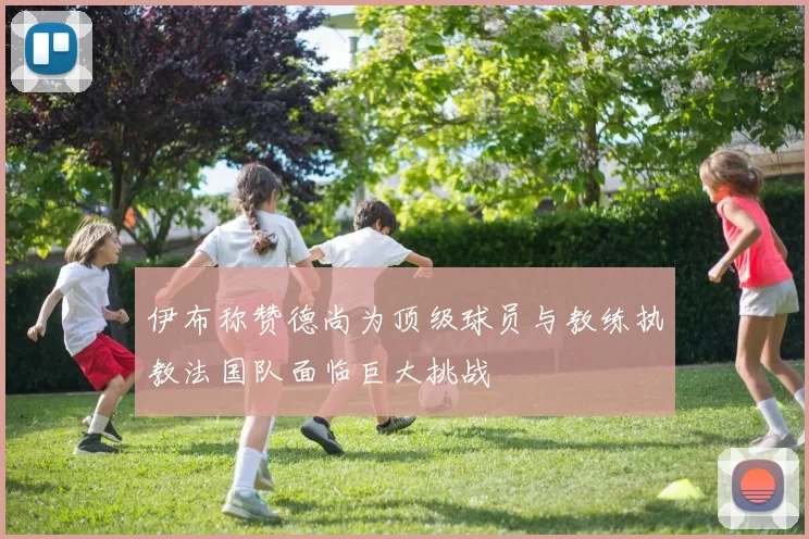 伊布称赞德尚为顶级球员与教练执教法国队面临巨大挑战